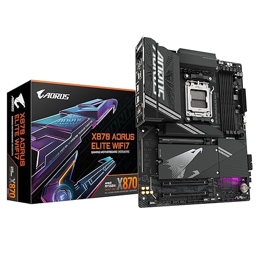 Gigabyte X870 AORUS ELITE WIFI7 AM5 ATX DDR5 Motherboard