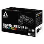 Arctic Liquid Freezer III 240 ARGB CPU Liquid Cooler Black - Image 4