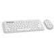 Logitech Pebble 2 Wireless Keyboard and Mouse Combo For Mac (White)