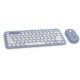 Logitech Pebble 2 Wireless Keyboard and Mouse Combo For Mac Blue