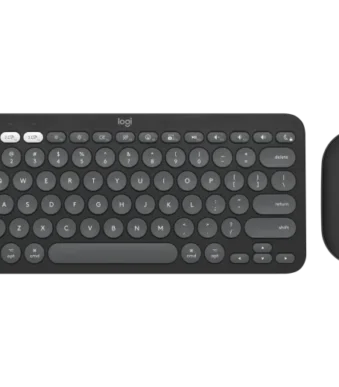 Logitech Pebble 2 Wireless Keyboard and Mouse Combo For Mac (Tonal Graphite)