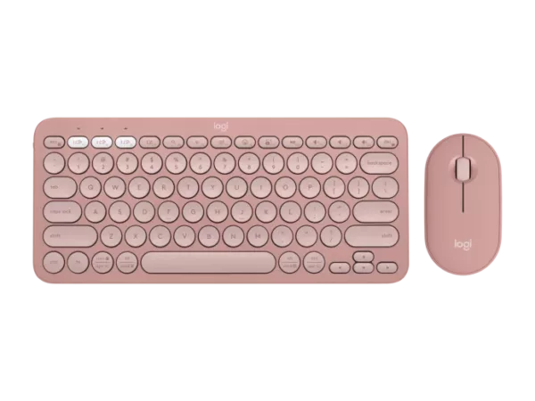 Logitech Pebble 2 Wireless Keyboard and Mouse Combo (Rose)