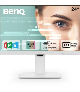 BenQ GW2486TC 24″ IPS 100Hz Full HD Coding Monitor (White)