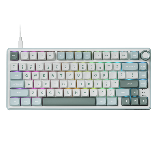 ROYAL KLUDGE R75 Skycyan Mechanical Keyboard Blue Switch