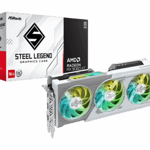 ASRock Radeon RX 9060 XT Steel Legend OC 16GB GDDR6 Graphics Card