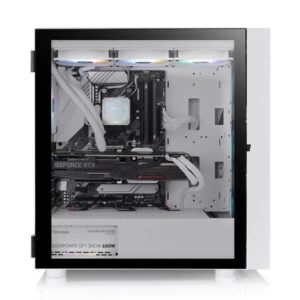 H570 TG ARGB Snow/White/Win/SPCC/Tempered Glass*1/Mesh Front Panel/120mm ARGB Lite Fan*3/Brown Box