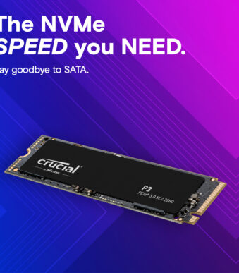 Crucial® P3 4000GB 3D NAND NVMe™ PCIe® M.2 SSD