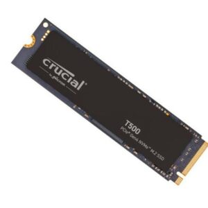 Crucial® T500 1TB PCIe Gen4 NVMe M.2 SSD with heatsink
