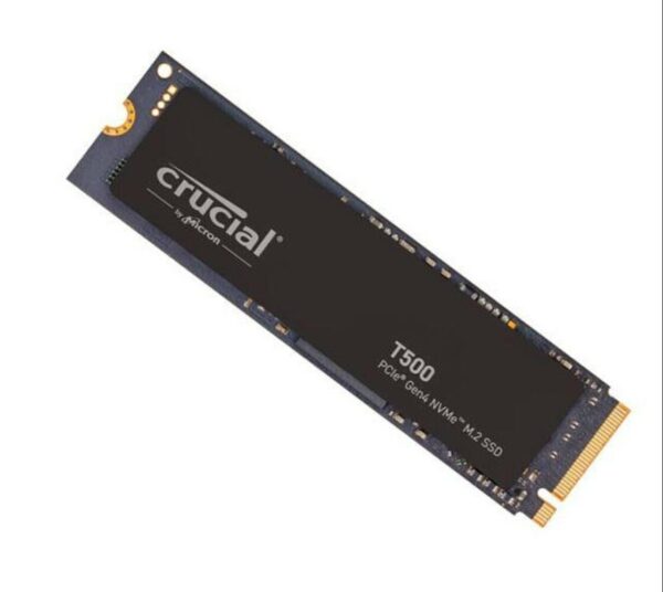 Crucial® T500 1TB PCIe Gen4 NVMe M.2 SSD with heatsink