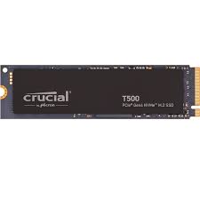 Crucial® T500 2TB PCIe Gen4 NVMe M.2 SSD with heatsink