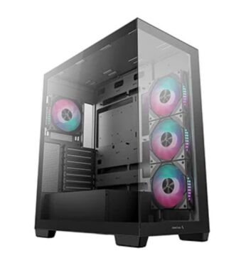 DeepCool CG580 4F Panaromic ATX PC Cabinet – Black