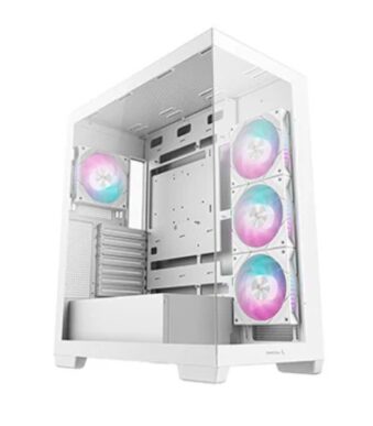 DeepCool CG580 4F Panaromic ATX PC Cabinet – White