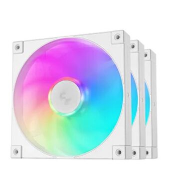 Deepcool FD14 ARGB 140mm 3 in 1 PC Case Fans – White