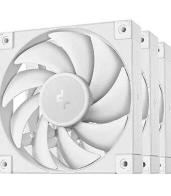 Deepcool FD12 120mm 3 in 1 PC Case Fans – White