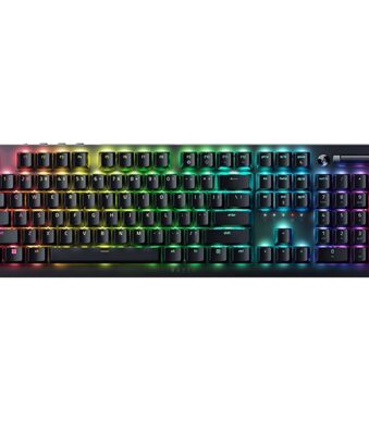 Razer DeathStalker V2 Pro Wireless Gaming Keyboard Low Profile Optical Purple Switches
