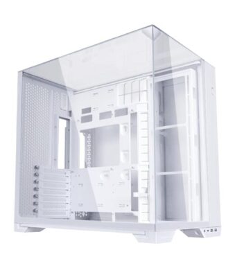 Lian Li O11 Vision Compact White-Steel-Tempered Glass ATX Mid Tower Cabinet