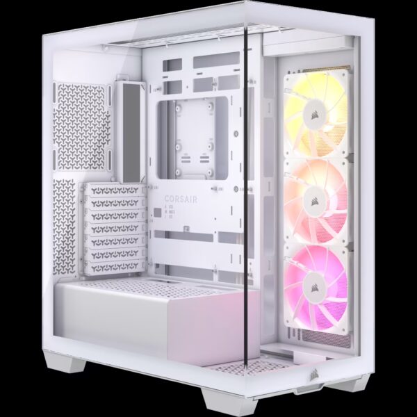 CORSAIR 3500X ARGB Tempered Glass Mid-Tower PC Case (White)