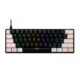 Gamdias Aura GK2 60% Tactile Red Switches Mechanical Gaming Keyboard (Black – White)