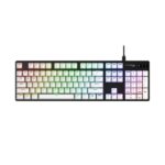 HyperX PBT Keycaps Full Key Set, Double Shot PBT Material, English (US) Layout, 104 Keys (White) - Image 4
