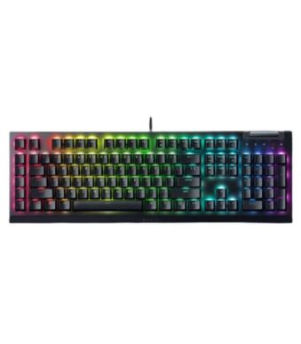 Razer BlackWidow V4 X Mechanical Gaming Keyboard With Yellow Switches