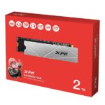 Adata XPG GAMMIX S60 2TB AGAMMIXS60-2T-CS NVMe M.2 2280 PCI-Express 4.0 Gen x4 SSD