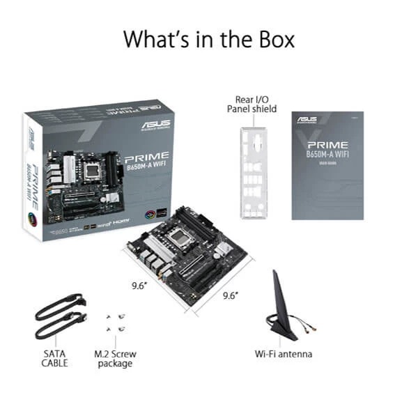 Asus Prime B650M-A WIFI AMD Motherboard