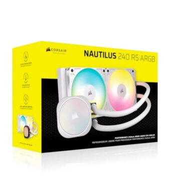 Corsair Nautilus 240 RS ARGB Liquid CPU Cooler (White)