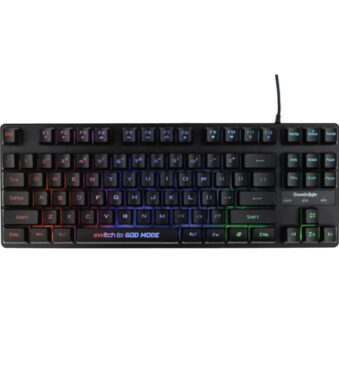 Cosmic Byte CB-GK-20 Styx TKL Membrane Gaming Keyboard with Rainbow LED (Black)