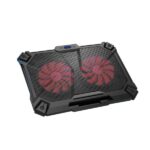 Cosmic Byte Comet Laptop Cooling Pad, Dual 140 mm Fans with Two USB ports (Red) - Image 2