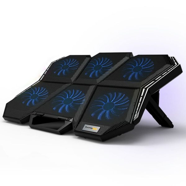 Cosmic Byte Meteoroid Non RGB Laptop Cooling Pad (Black/Blue)