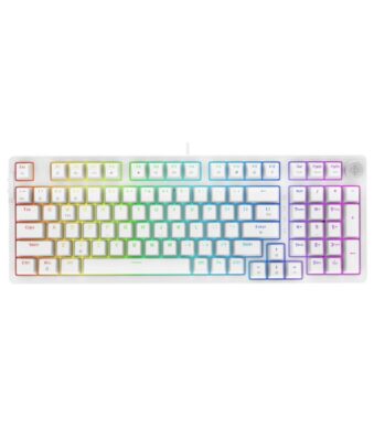 Cosmic Byte Phantom Gasket Mechanical Wired Swappable Keyboard with PreLubed Switches (White)