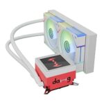 Dawg L240 AIO ARGB 240mm CPU Liquid Cooler (White) - Image 2