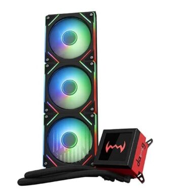 Dawg L360 AIO ARGB 360mm CPU Liquid Cooler (Black)
