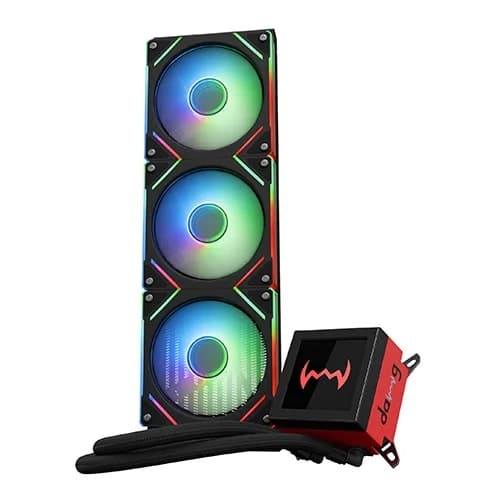Dawg L360 AIO ARGB 360mm CPU Liquid Cooler (Black)