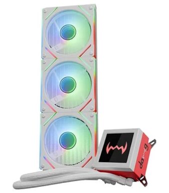 Dawg L360 AIO ARGB 360mm CPU Liquid Cooler (White)