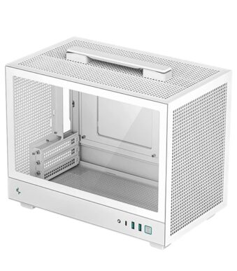 DeepCool CH160 (Mini-ITX) Mini Tower Cabinet (White)