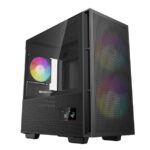 DeepCool CH360 DIGITAL mATX Airflow Cabinet (Black)