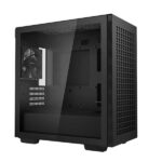 DeepCool CH370 (M-ATX) Mini Tower Cabinet With Tempered Glass Side Panel (Black) - Image 2