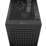 DeepCool CH370 (M-ATX) Mini Tower Cabinet With Tempered Glass Side Panel (Black) - Image 7