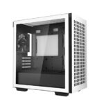 DeepCool CH370 WH (M-ATX) Mini Tower Cabinet With Tempered Glass Side Panel (White) - Image 2