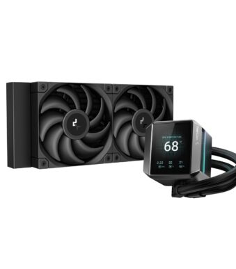 DeepCool MYSTIQUE 240 LCD Liquid Cooler (Black)