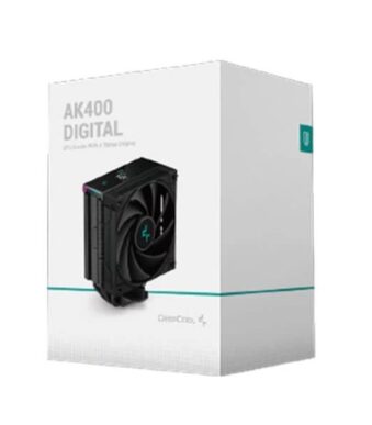 Deepcool AK400 Digital 120mm CPU Air Cooler With ARGB LED Strips