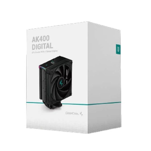 Deepcool AK400 Digital 120mm CPU Air Cooler With ARGB LED Strips