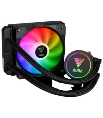 Gamdias AURA GL120 RGB CPU Liquid Cooler (Black)