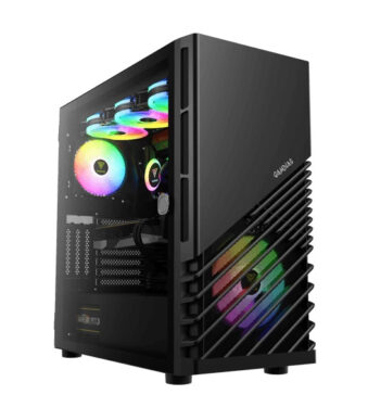 Gamdias Argus M4 ARGB (ATX) Mid Tower Cabinet (Black)