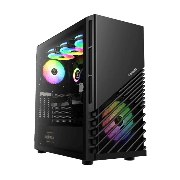 Gamdias Argus M4 ARGB (ATX) Mid Tower Cabinet (Black)