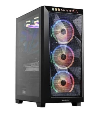Gamdias Athena M1 Elite ARGB Mid Tower Cabinet (Black)