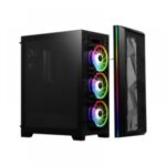 Gamdias Athena M2 ARGB (ATX) Mid Tower Cabinet (Black) - Image 2