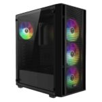 Gamdias Aura GC2 Elite V2 ARGB (ATX) Mid Tower Cabinet (Black) - Image 2