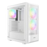 Gamdias Aura GC6 WH ARGB (ATX) Mid Tower Cabinet (White)